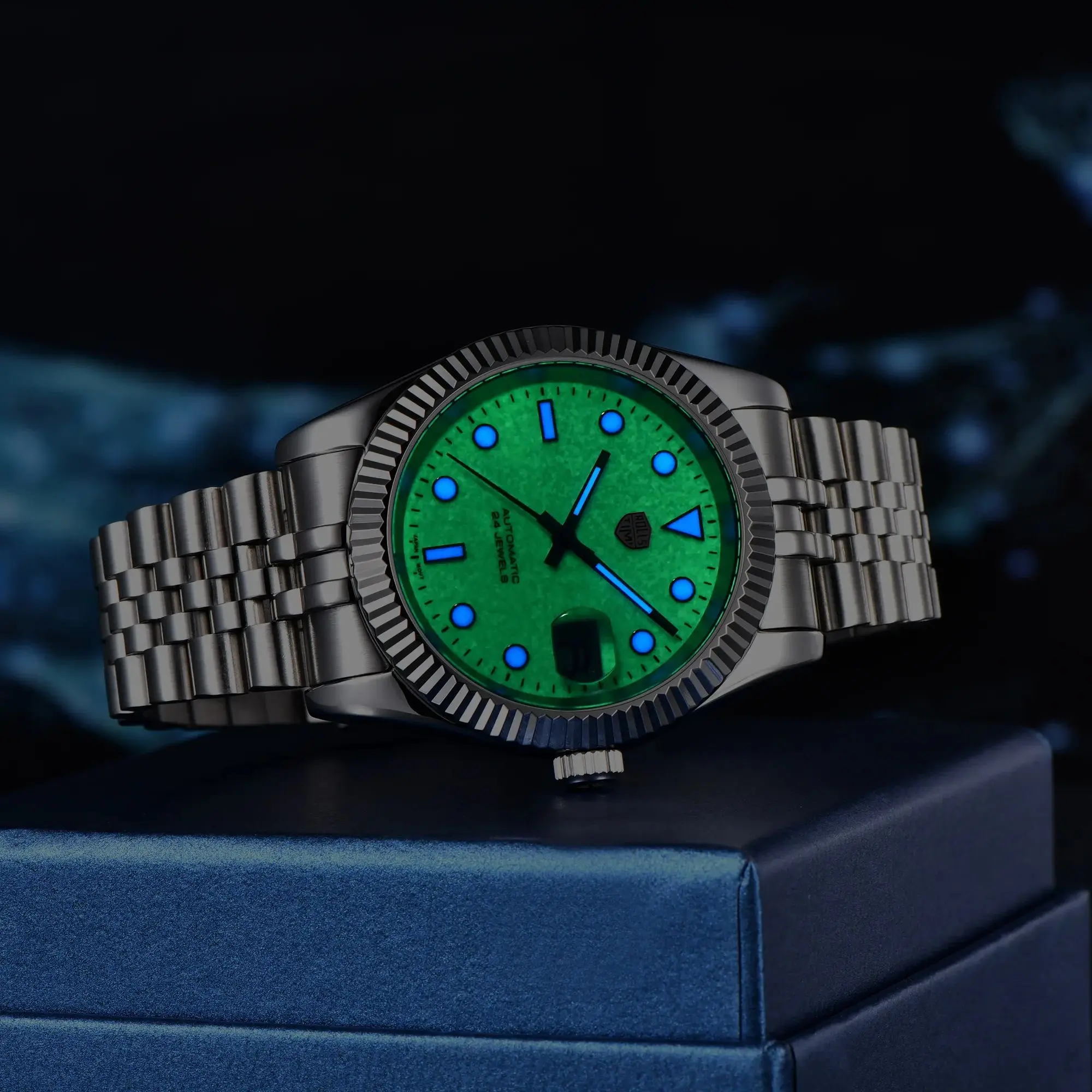 Rollstimi New DD40 NH35A Men's Watches Luxury Automatic Mechanical Watch For Men AR Sapphire Glass Date Wrist watch Men