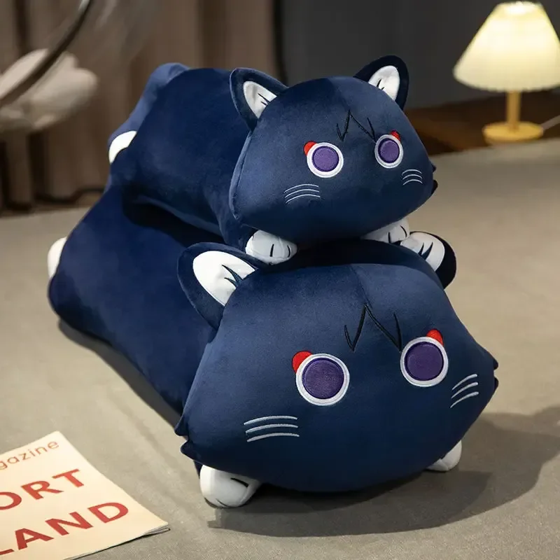 

60/100 см Genshin Impact Wanderer Мягкие плюшевые кавайные плюшевые куклы Scaramouche Plushie Декоративная Подушка Аниме Фигурка мягкие игрушки