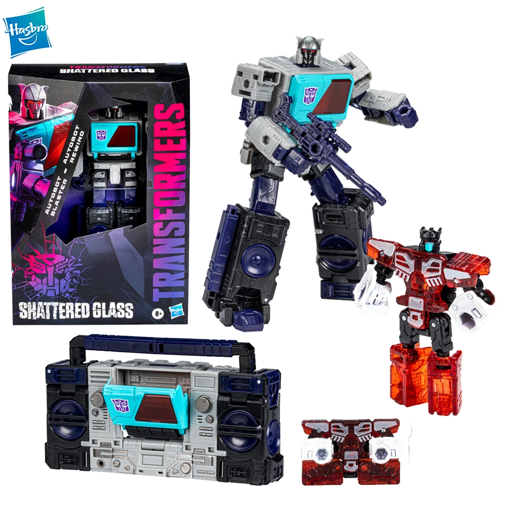 

[In-Stock] Hasbro Transformers Shattered Glass Collection Autobot Blaster 7-Inch Anime Action Figures Collectible Model Toys