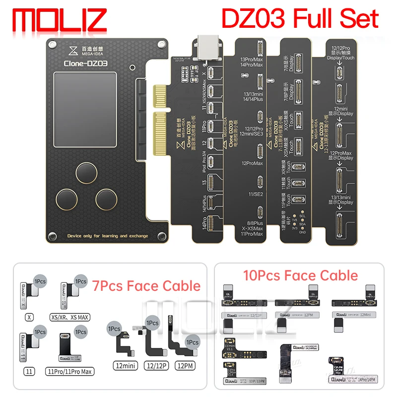 QIANLI-Clone-DZ03-Dot-Matrix-Programmer-For-iPhone-X-11-12-13-14-PRO ...