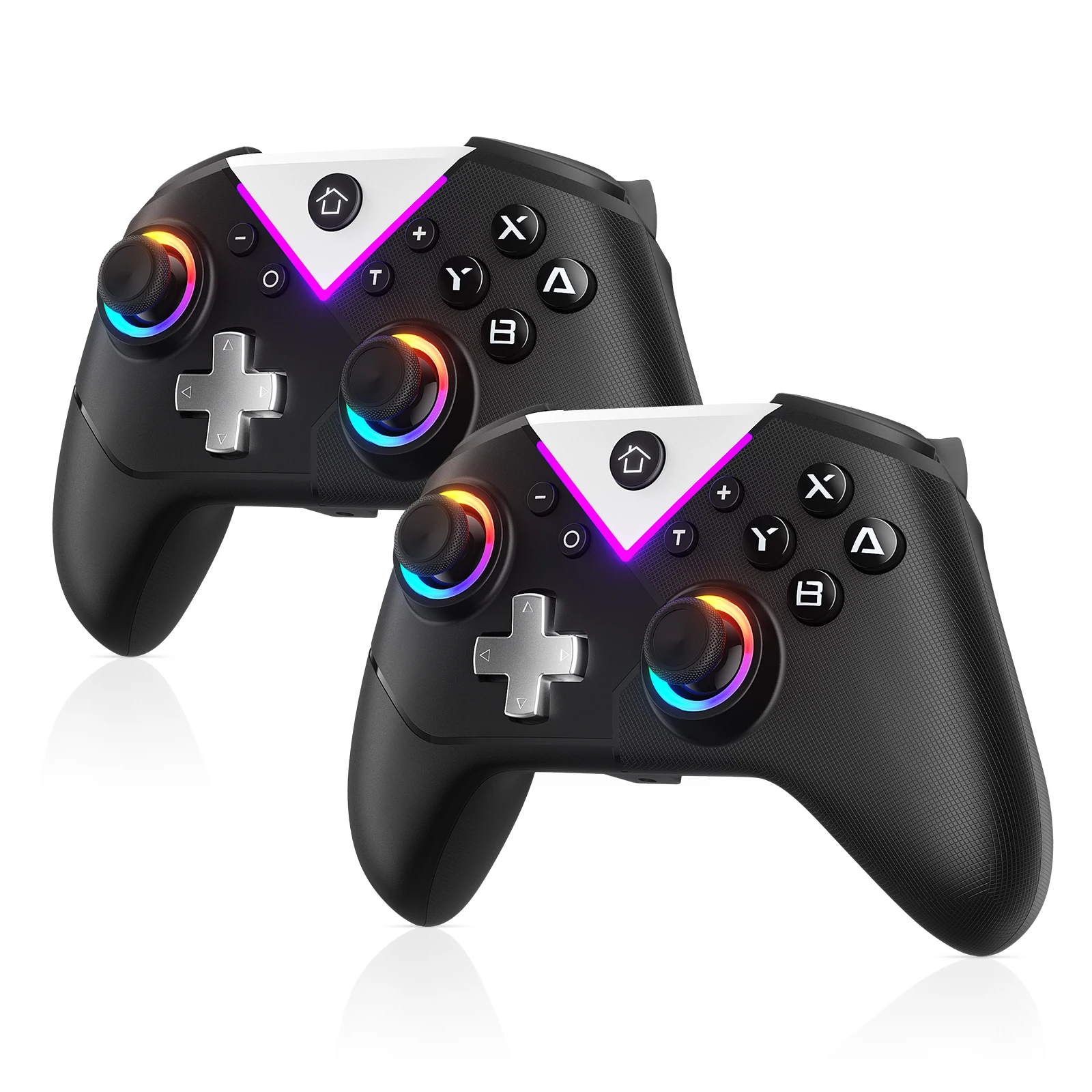 ตัวเลือกสินค้า จอยเกมมิ่งไร้สาย RGB ใช้งานได้ทุกแพลตฟอร์ม