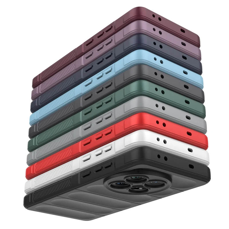 Cover Per Oneplus 12, Weideworld Custodia Robusta In Silicone Morbido, Texture Fibra Di Carbonio, Antiurto E Antigraffio, Nero