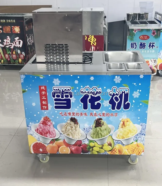 Best Price 110V 220V Bingsu Shaved Machine Electric Snow Cone Ice Shaver Maker Shaved Snow Flake Machine 6