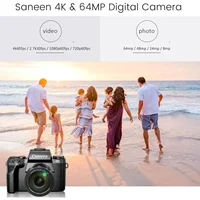 4K DSLR Cameras for Photography 64MP WiFi Auto Focus YouTube Vlogging Video Cameras 60FPS Livestream Camcorder 4" Touch Screen - Image 2