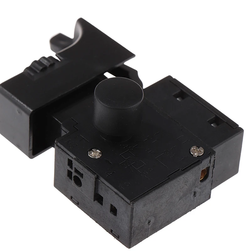 

1PC Black Plastic FA4-6/1BEK Black 6a 250v Hand Reversible Pistol Drill Stepless Change Switch Drill Speed Trigger Button Switch