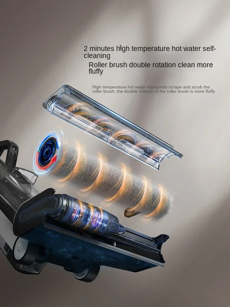 TINECO fuwan ChorusProAir Floor washer, drag-suction integrated high temperature mite removal household appliance cleaner 2