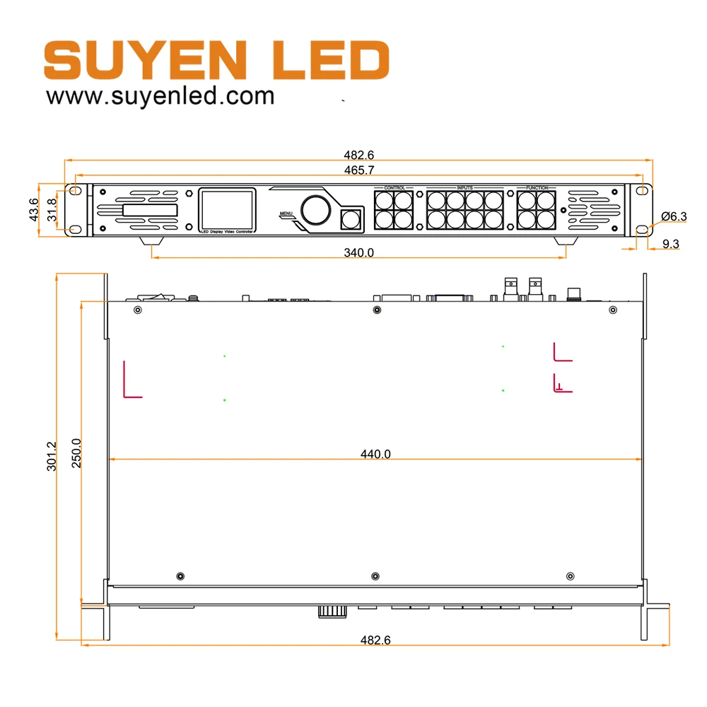 ְ  Novastar VX400 ο Ʈѷ LED  μ