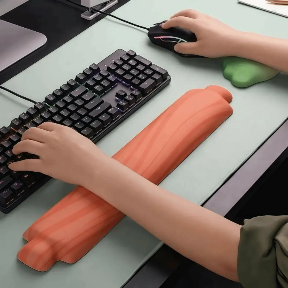 Dumpling Mouse Wrist Rest Memory Foam Comfort Keyboard Hand Rest Ergonomic Relieve Fatigue Mouse Pad Wrist Rest For Office Games 2