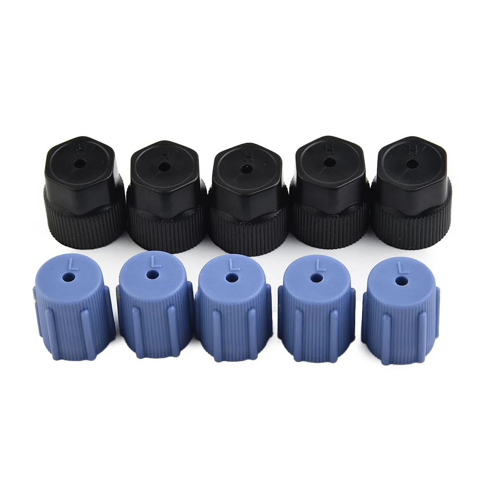 

Parts AC System Charging Port Covers Accessories Air Conditioning Cap Car Connection Fittings For High Pressure