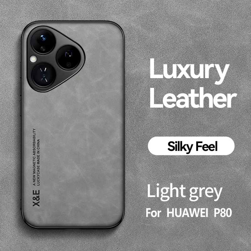Vintage Magnetic Leather Shockproof Silicone Soft Case Cover
