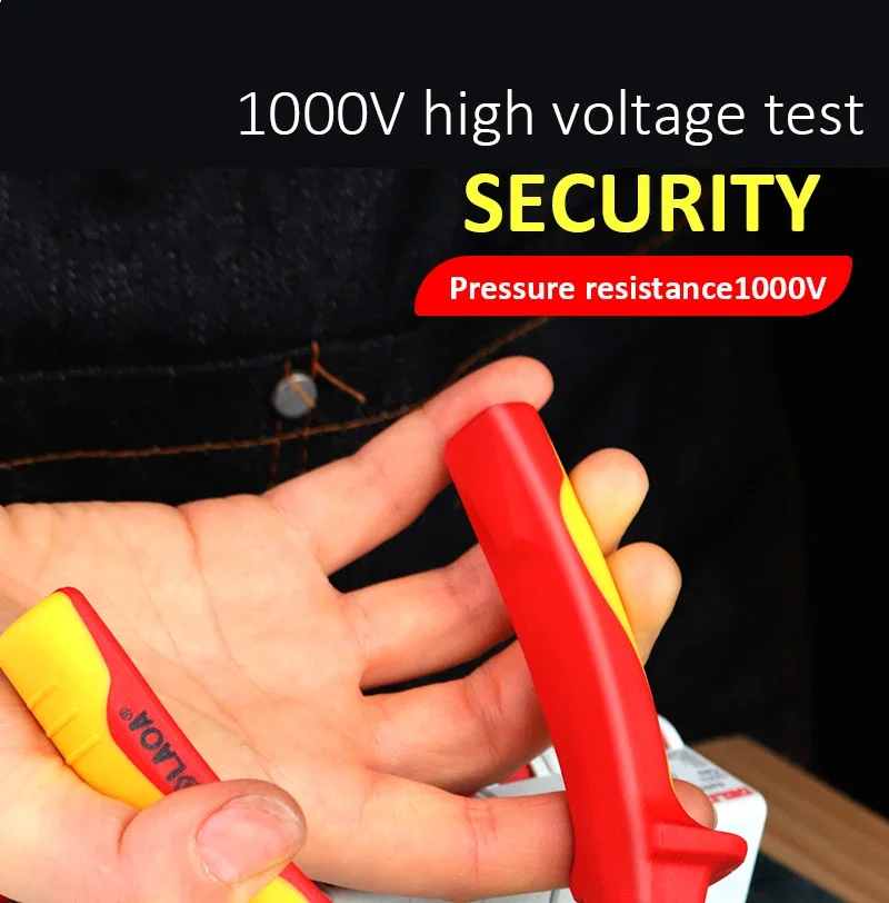 LAOA 1000V insulated cable cutting machine electrician professional pliers impact stripping pliers VDE pliers cable cutters