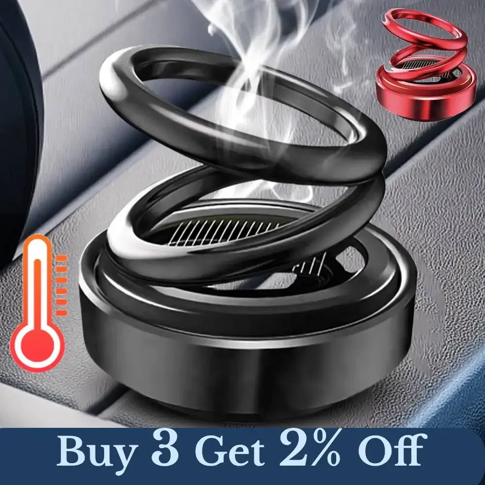 

Kinetic Molecule Mini Heater Air Purifier Diffuser Solar Powered Kinetic Molecular Heater Car Air Aromatherapy Rotating Purifier
