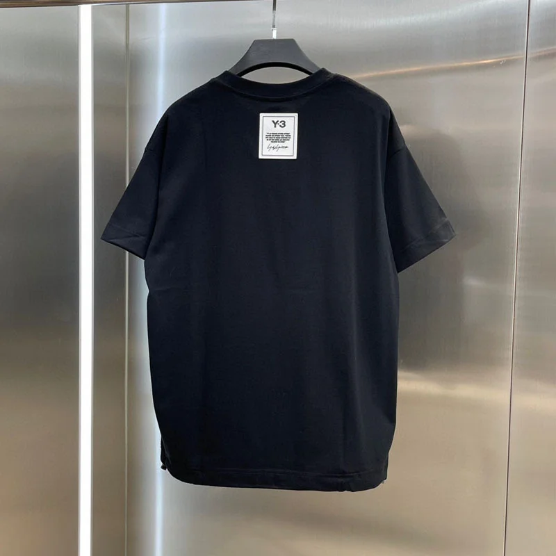 

Summer Yohji Tshirts Y3 Yamamoto New Summer Style Letter Printing Round Neck Short Sleeve Men And Women Simple Casual T-shirt