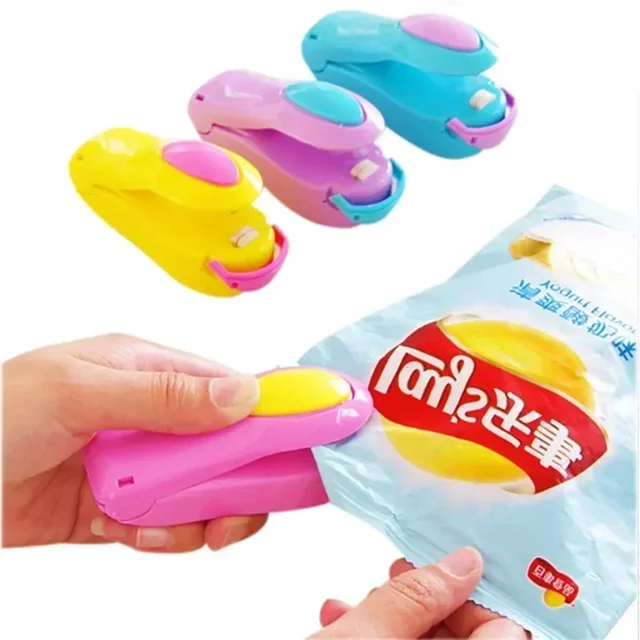 Pratica mini macchina per sigillare utensili da cucina clip per alimenti portatile macchina per termosaldatura sigillatrice accessori e gadget per la cucina di casa 1