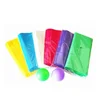 50PCS  Wholesale Color Beauty Plastic Shopping Bags with Handle Personal General Clothes Gift Packaging Bag Convenient Pouch 3