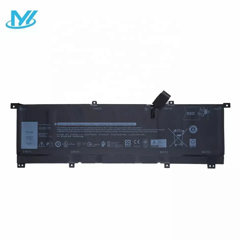 Batteria Per Laptop 8 N0T7 Per Dell Xps 15 9575 2-In-1 Precision 5530 2-In-1 Workstation Mobile Muslimate D1805Ts D2 Notebook