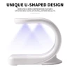 Mini Q-Shaped 6LED Nail Art UV Lamp USB Convenient Design Single Finger Nail Art Dryer Suitable for Gel Polish Manicure Tools 2