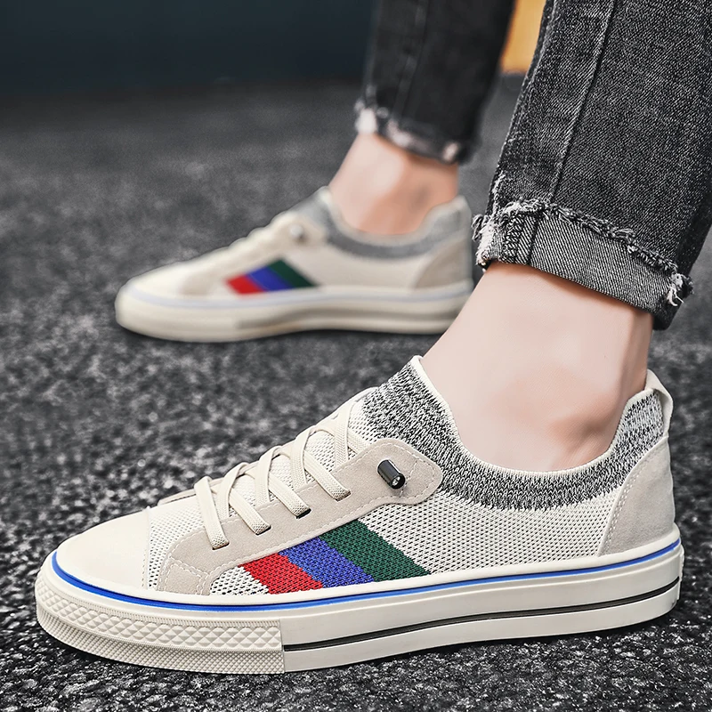 أحذية رياضية للرجال من نسج طائر ، أحذية كاجوال ، م...