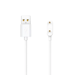 Smartband USB Charger Adapter Cable for Wristband Power Charging Accessories (White Color)