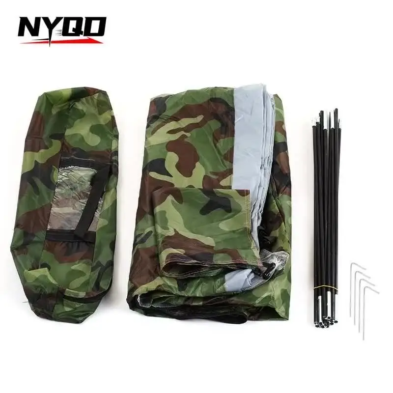 TOMSHOO Кемпинговая палатка на 2 человека водонепроницаемая однослойная из