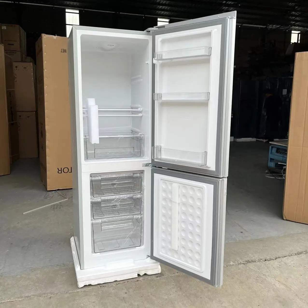 202-216L Fridges Two Doors Refrigerator Household Freezer Refrigerators For Homes Bottom-freezer Refrigerators