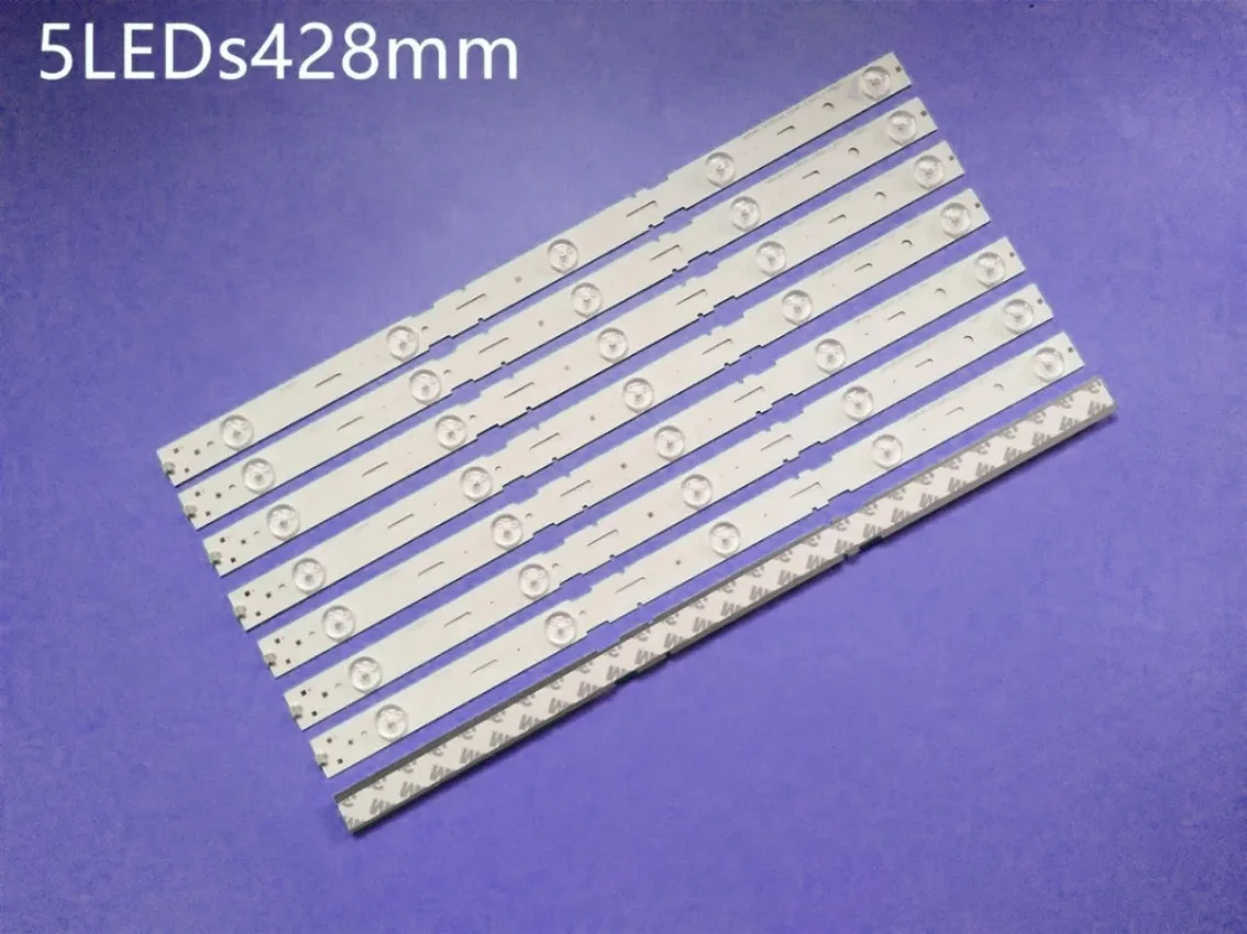 New 8pcs/Kit LED strips for GRUNDIG TV 40 VLE 6520 BH 40VLE 6520 BH 40VLE6520 40 VLE6520 40VLE 6520BH VLE6520BH