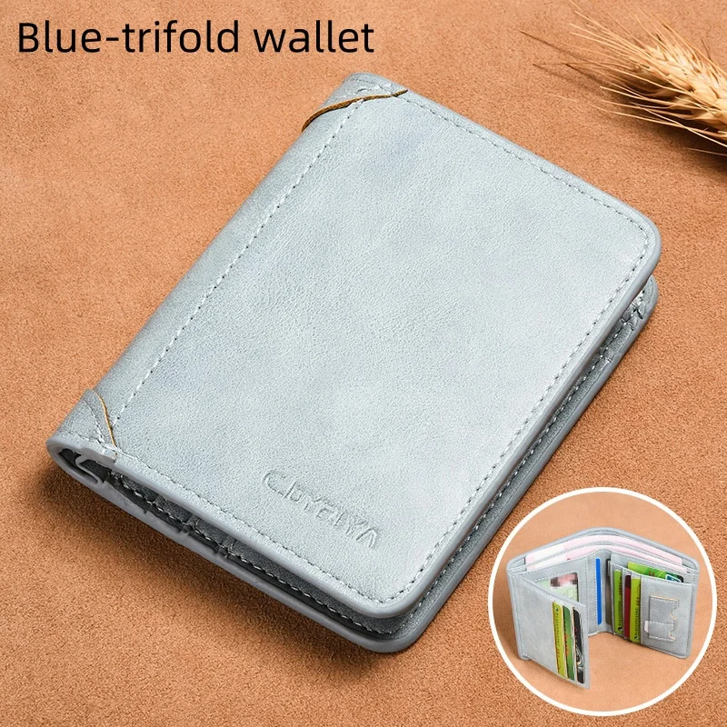 Luxury Designer Men's Wallet PU Leather Credit Card Holder Purse for Men Cardholder Wallets Female Handbag Carteira Masculina 4