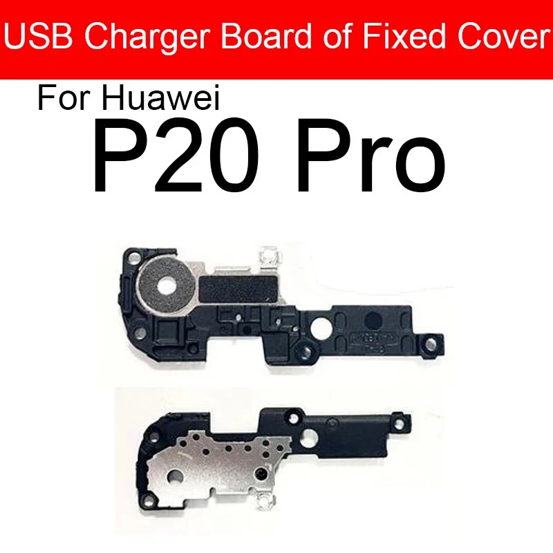 화웨이 P20 P30 P40 Pro용 USB 충전 플렉스 케이블 보드 프레임 안테나 교체 부품, 커버 안테나용 USB 충전 보드