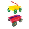 Kids Wagon Toy Outdoor Indoor Toy Beach Game Toy Pull Car Toy Children Wagon Cart for Yard Outdoor Gardening Seaside Beach 1