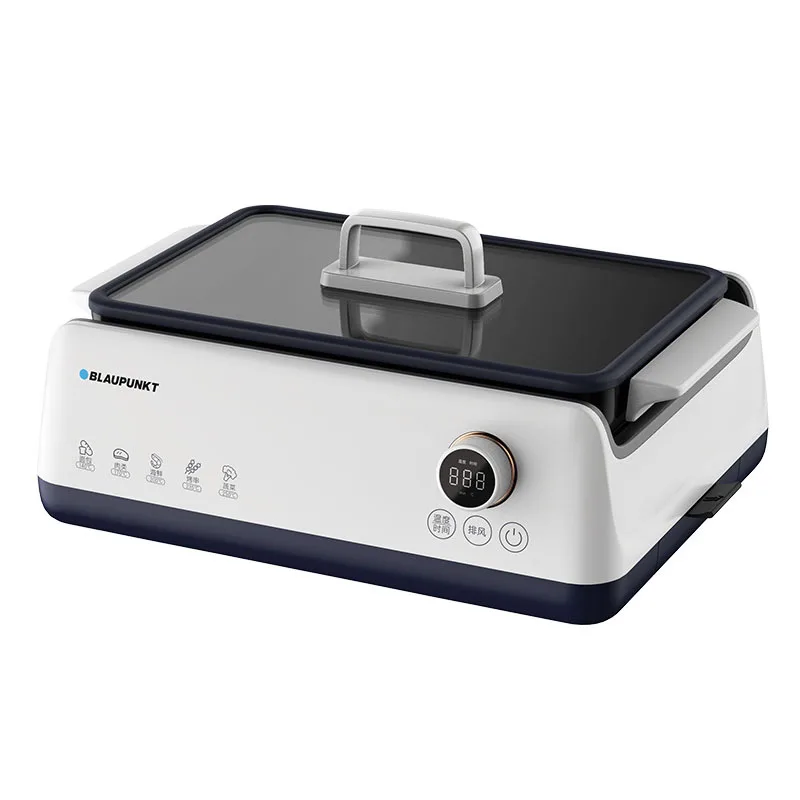 

220V Household Smokeless Electric Oven Integrated Pot Multifunctional Barbecue Grill And Barbecue Machine Electric Baking Tray