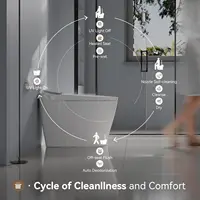 oilet with Bidet Built In Bidet Toilet with Heated Seat Elongated Japanese Toilet with Automatic FlushDryer Night Light 2