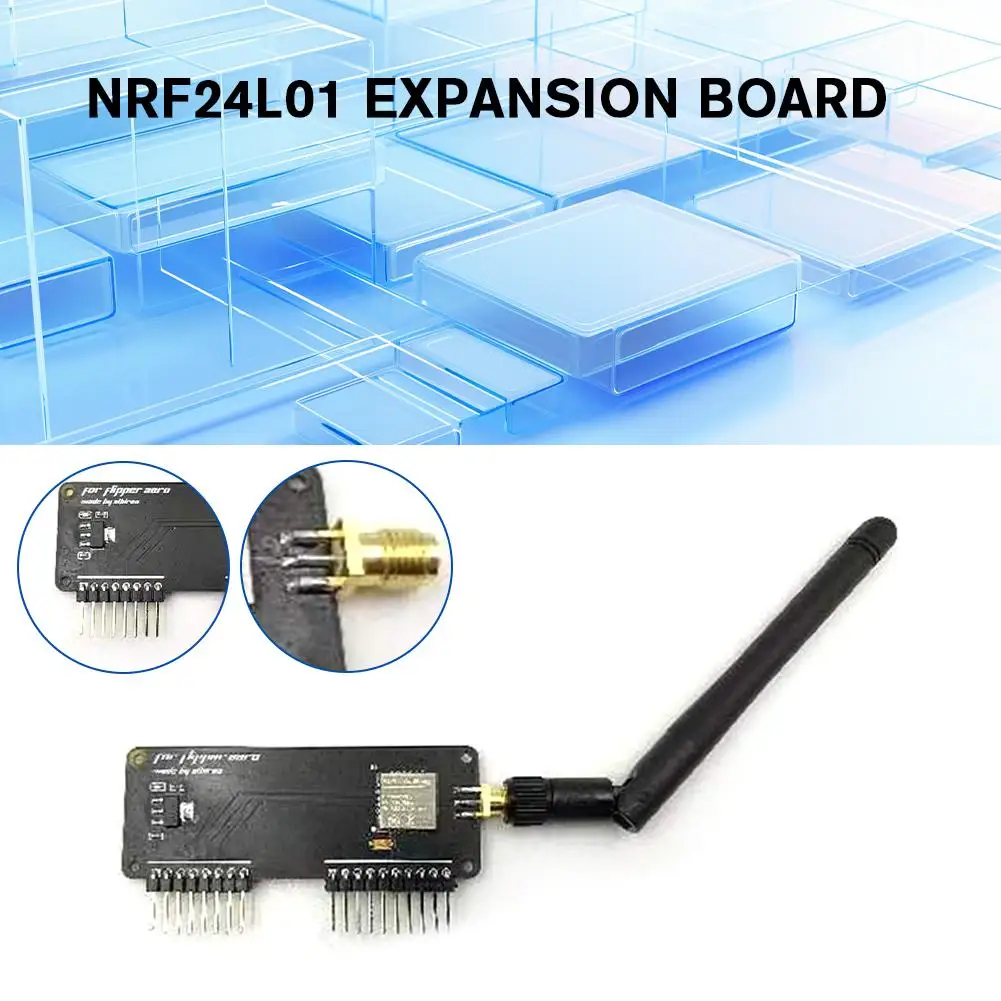 Per Flipper Zero High Gain Nrf24L01 Scheda Di Espansione 2.4Ghz Nrf Mouse Funzioni Di Supporto Sniffer, X7W9