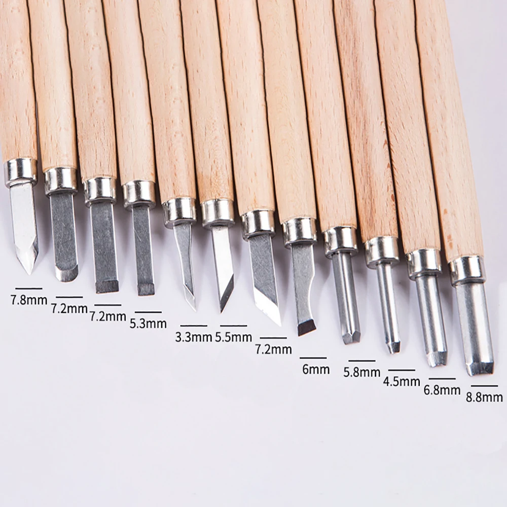 12pcs Woodcut Knife Wood Carving Tools Woodworking Hobby Arts Crafts  Nicking Cutter Graver Scalpel DIY Pen Carving knife - AliExpress