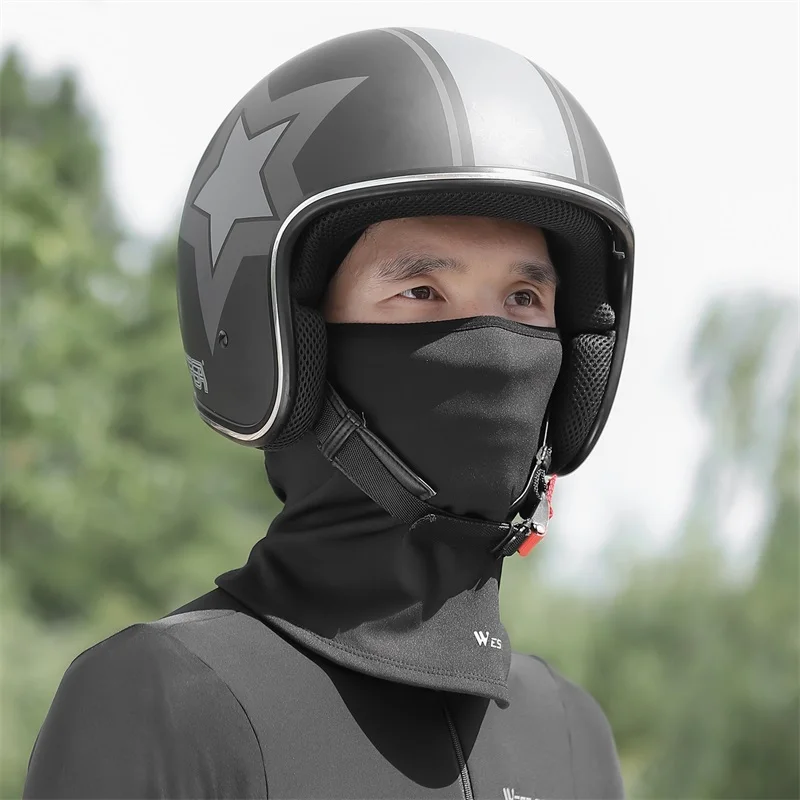 WEST BIKING Autumn Winter Windproof Warm Headgear Thermal Cycling Balaclava Full Face Mask Skiing Outdoor Motorcycle Riding Gear