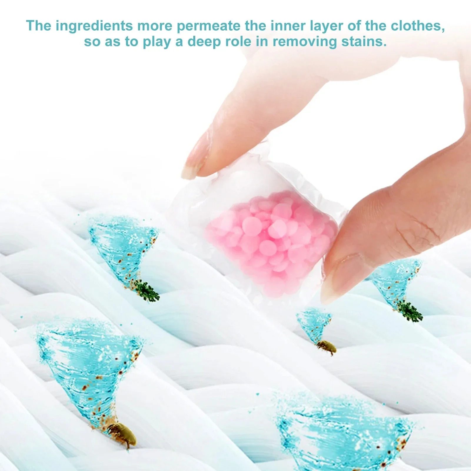 Laundry Beads Laundry Beads Cleaning Detergent For Home Dormitory Bathroom Clothes Cleaning Supplies Clothes Beads 100pcs