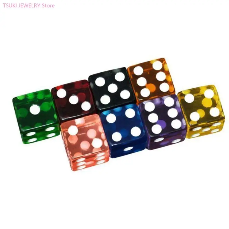 62KE 8 Formen Harz Würfel Formen Epoxy Casting Set Anzahl Buchstaben Betrieb Silikon Form für Tisch Brettspiel, der Werkzeug – Detail 9