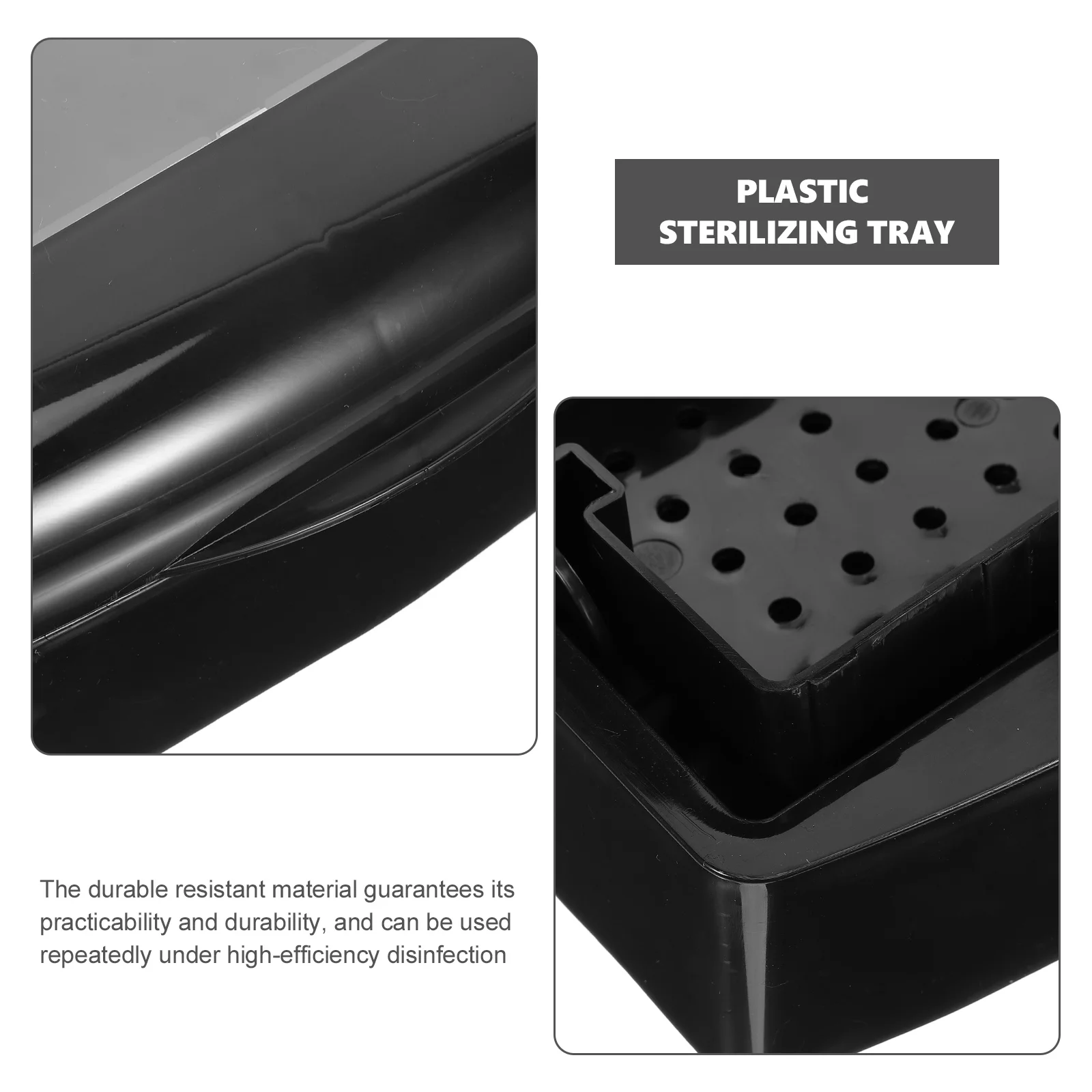 Nail Box Supply Storage Tools Sterilizer Manicure for Plastic Tray Holder Container