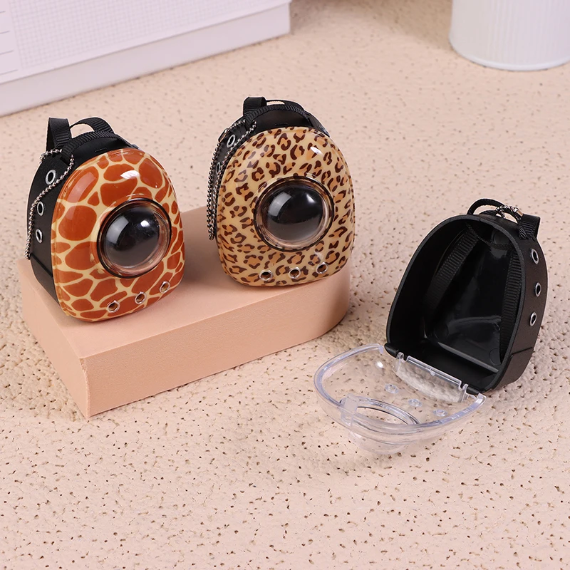 Doll House Decoration Accessories Mini Cat Model Pet Space Bag Doll House Accessories 3