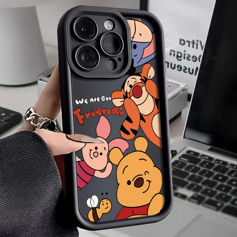 thumbnail image 1 of Disney Winnie Case for Samsung Galaxy S23 S22 S21 Ultra Plus S20 FE A54 A53 A52 A52S A51 A50 A50S A34 A33 A32 5G 4G Soft Cover, 1 of 4