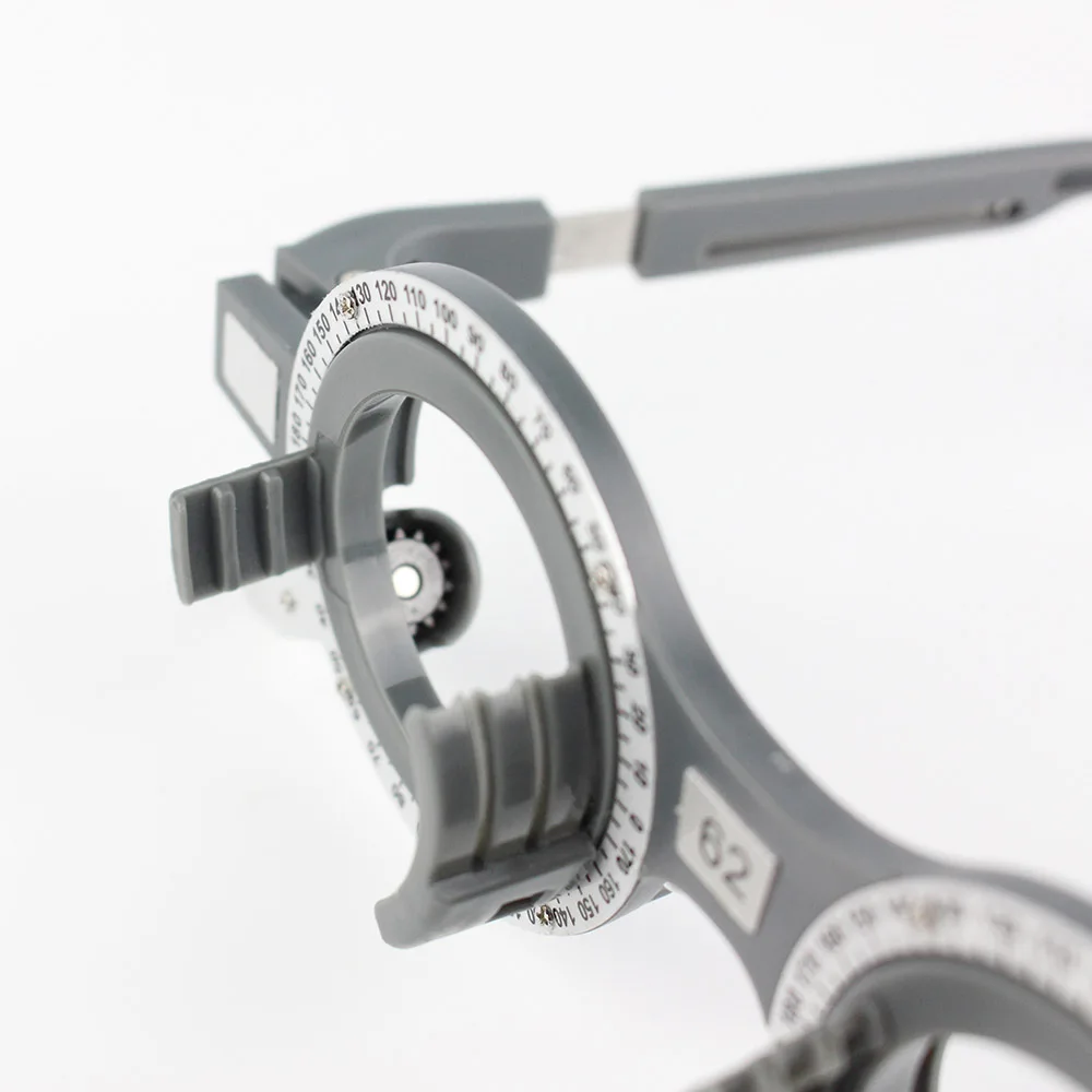 1pc New Design TF-X Plastic Optical Trial Frame Set Ophthalmic Trial Lens Frame 52-70mm Optional Fixed PD Grey Color