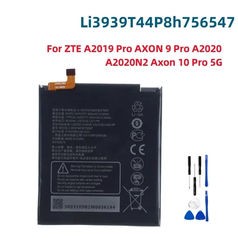 High Quality Li3939T44P8h756547 Battery For ZTE A2019 Pro AXON