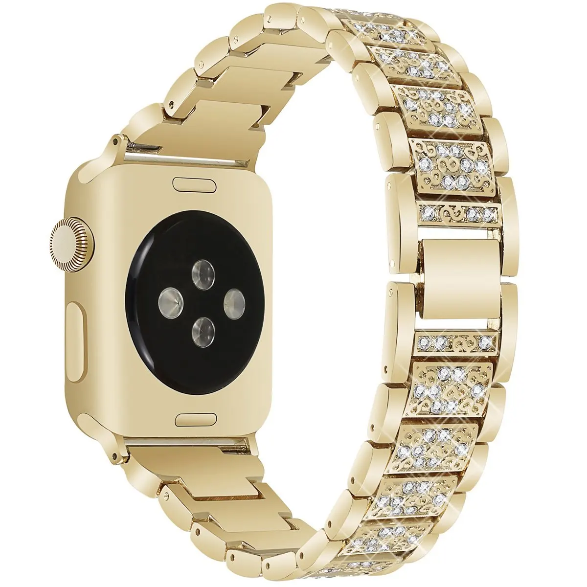 Elegant Bling Diamond Bracelet Strap for Smartwatches - Women's Edition