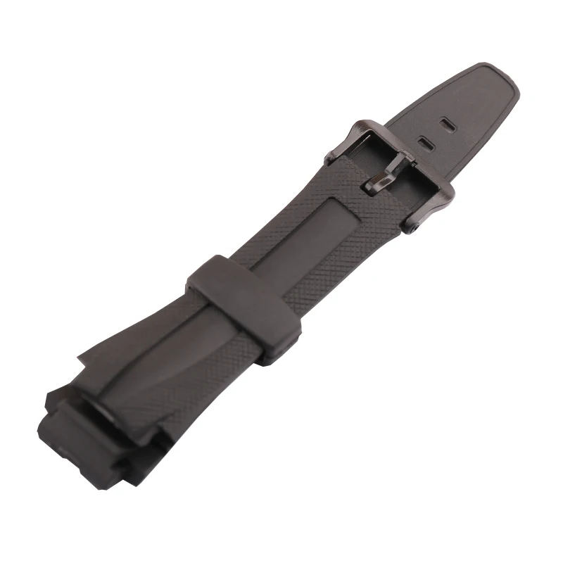 Watch accessories for CASIO AQ-163W-1 AQ-160 Sports silicone waterproof watchband needle buckle unisex
