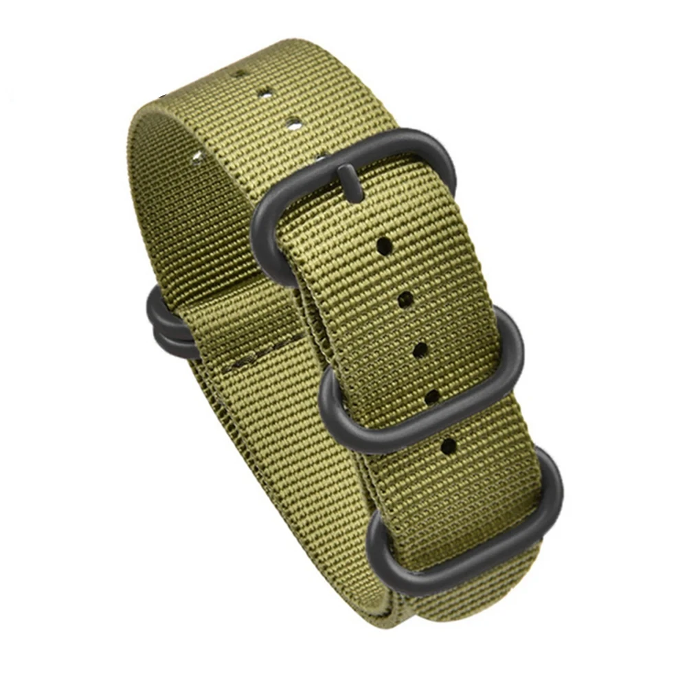 Men's Sport Waterproof Nylon Watchband, 20mm/22mm