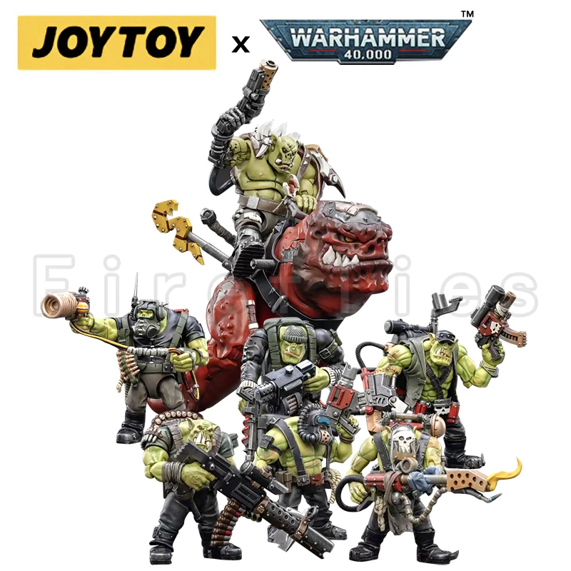Action Figure JOYTOY Warhammer 40K 1/18 Orks Squighog Nob Su Smasha Squig - Modello Da Collezione Dipinto A Mano
