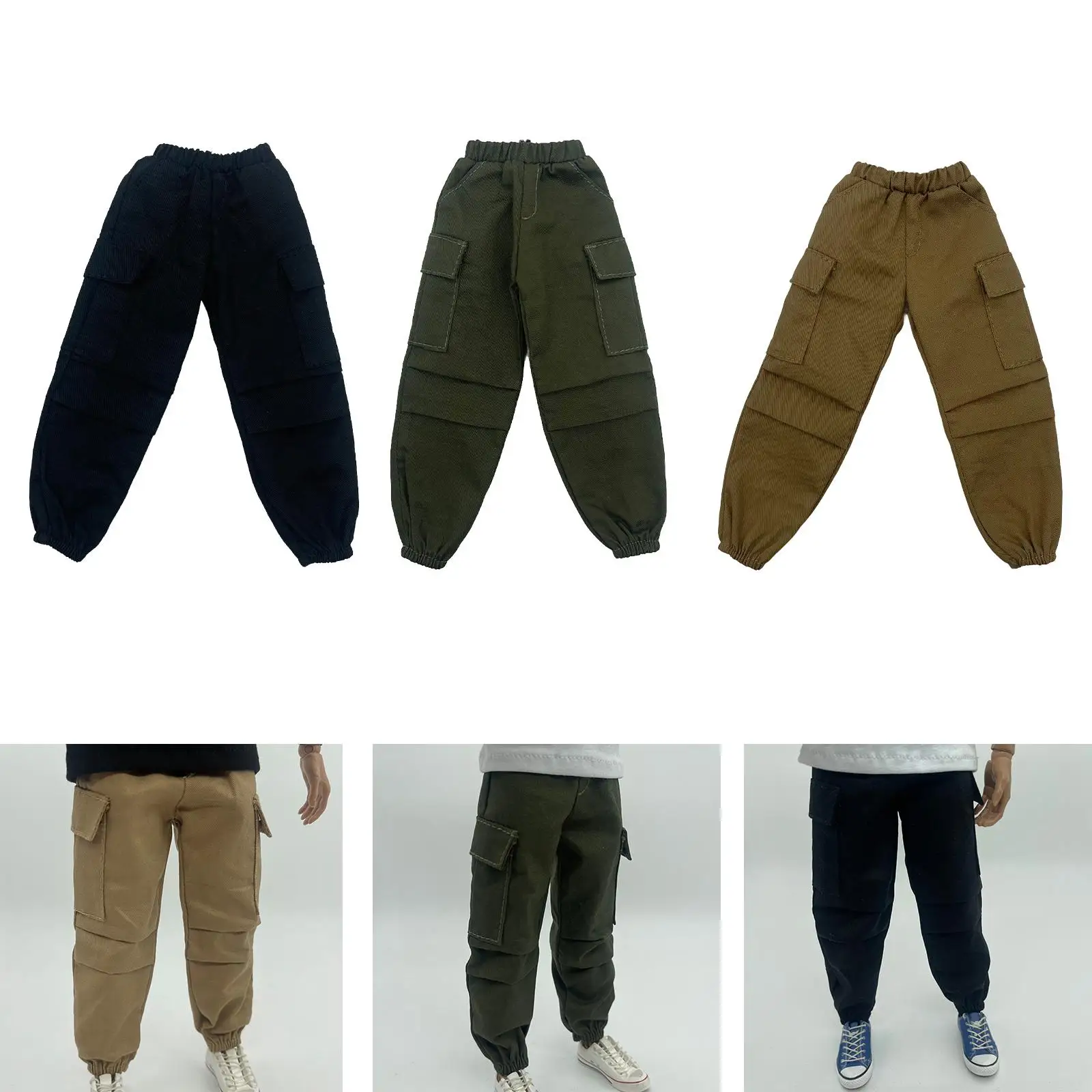 1/6 Male Figure Pants 1/6 Male Doll Pants for 12 inch Soldier Action Figure