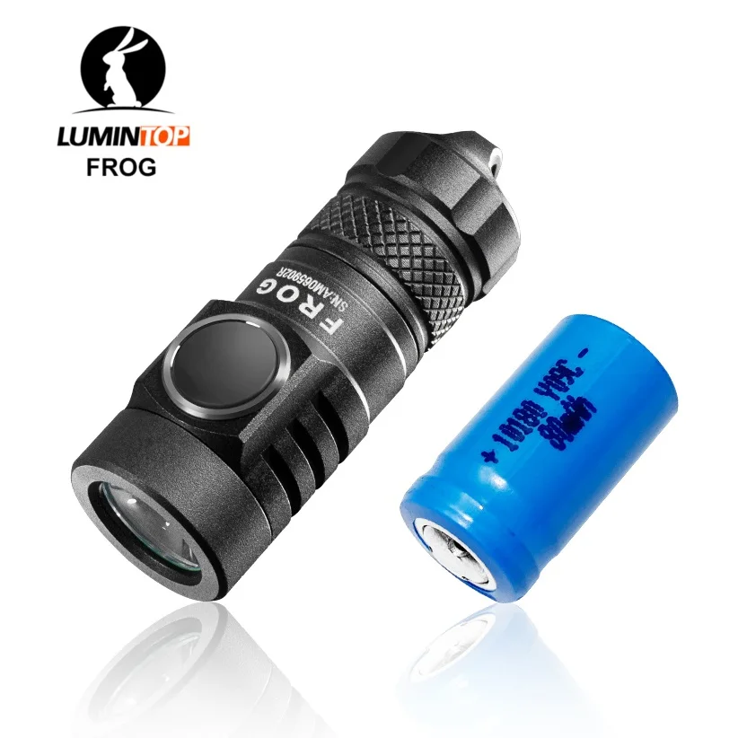 

Lumintop Frog 10180 Mini Flashlight 570 Lumens 10440 Flashlight 750 Lumens Mini Keychain Torch for Camping Hiking Fishling Home