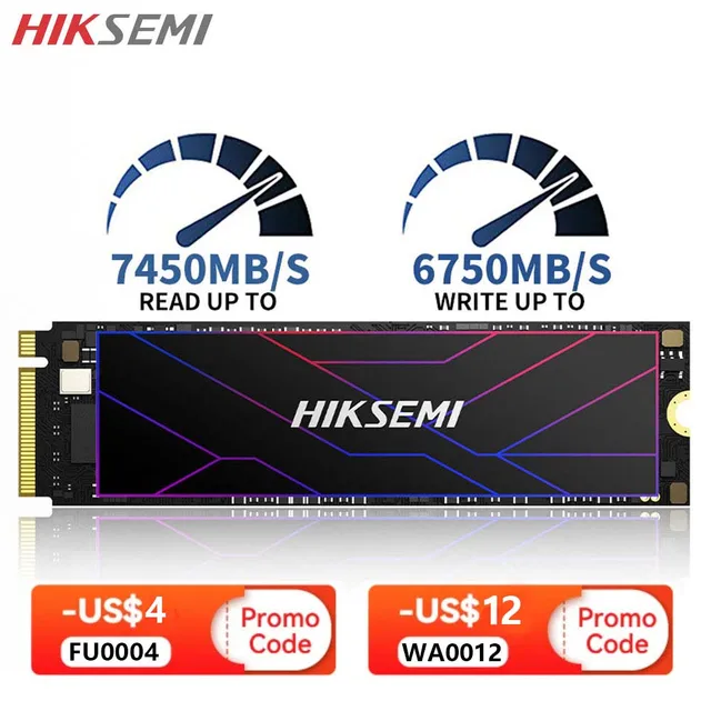 HIKSEMI SSD 2TB 1TB 512GB SSD M2 NVMe PCIe 4.0 X4 M.2 2280 NVMe Drive Internal Solid State Disk for PS5 Desktop Free shipping 1