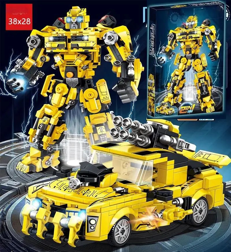 ToylinX 463PCS Building Set, Collectible Transformation Robot and Truck Building Block Set, Hallowmas Gifts for Children. 2