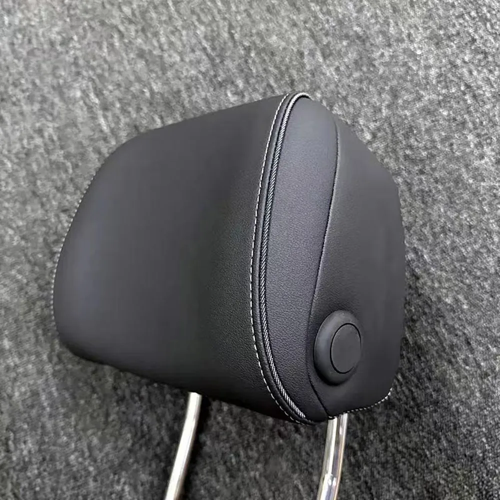 A4 B9 Q5 A6 VW CC 티구안 골프 마고탄 B8용 조절 가능한 가죽 헤드레스트 뷰(헤드레스트 4단계 조절 가능)
